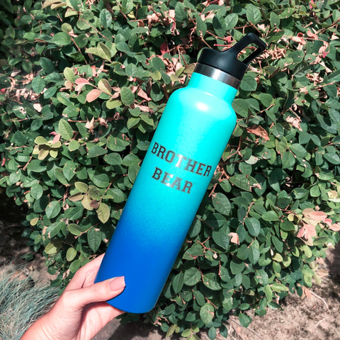 24oz "Brother Bear" Water Bottle - Pacific Dream