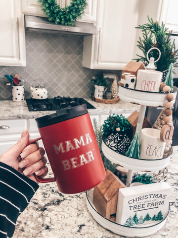 12oz Scout Mug "Mama Bear" - Cherry