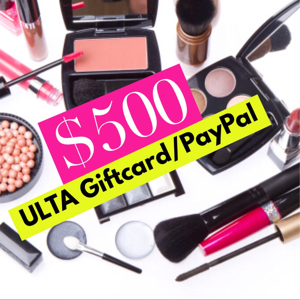 Ulta Giftcard/Paypal Cash Giveaway